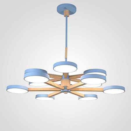 Подвесная Люстра Turna Dbl L12 Blue Imperiumloft 229092-26 - фото