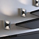 Встраиваемая LED подсветка МУН черный матовый W1154508 - фото