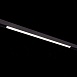 Магнитный трековый светильник Черный LED 1*20W 3000K 1 300Lm Ra>90 120 IP20 L606xW22xH4 ST360.436.20 - фото