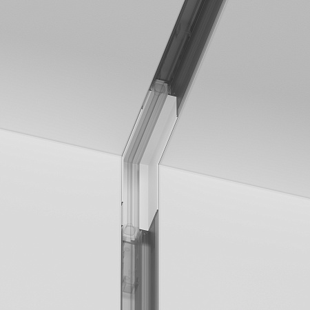 Коннектор угловой внутренний Gravity встраиваемый белый - фото