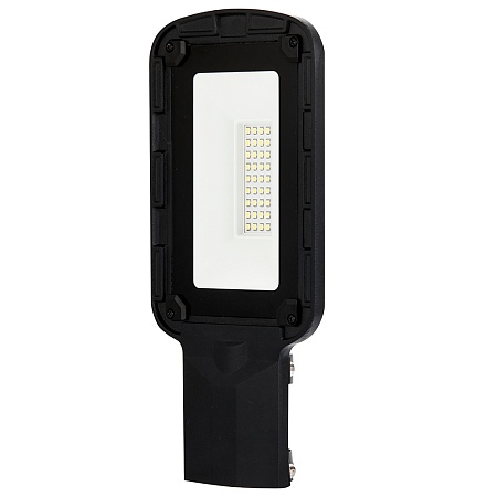 Светодиодный уличный консольный светильник SAFFIT SSL10-30 30W 5000K 230V, черный - фото