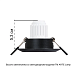 Точечный встраиваемый светильник ARTE LAMP A2762PL-1BK - фото