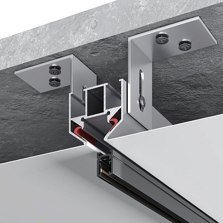 Профиль для шинопровода SUPER5 под натяжной потолок ST-Luce Алюминий Длина 2 000мм ST066.129.00 - фото