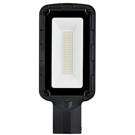 Светодиодный уличный консольный светильник SAFFIT SSL10-100 100W 5000K 230V, черный - фото