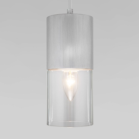 Подвесной акцентный светильник Eurosvet 50233/1 серебро - фото