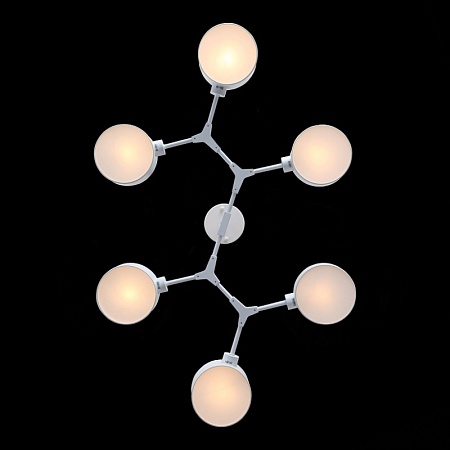 Светильник потолочный Белый/Белый E14 6*60W SLE183502-06 - фото
