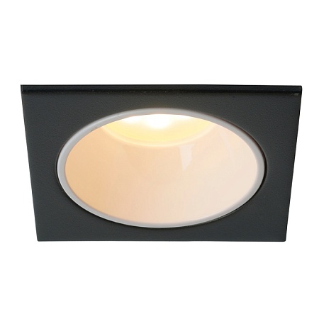 Светильник встраиваемый Feron DL3112 потолочный MR16 G5.3  черный + белый - фото