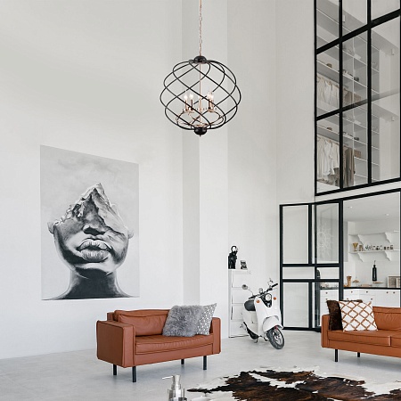 Подвесной светильник Eurosvet 60105/5 черный - фото