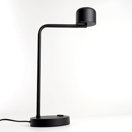 Светильник под лампу настольный Feron DE365 ECHO 12W, 230V, GX53, черный, с  антибликовой сеточкой - фото