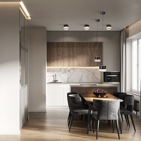 Светильник потолочный Feron HL454 HALO 12W, 230V, GX53, белый - фото