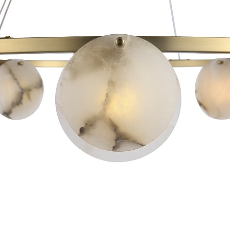 Светильник подвесной ST-Luce Латунь/Алебастр G9 8*5W 4000K SL1520.303.08 - фото