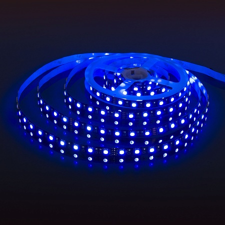 Светодиодная лента Лента светодиодная 24V 14,4W 60Led 5050 IP20 RGB, Black, 5м - фото