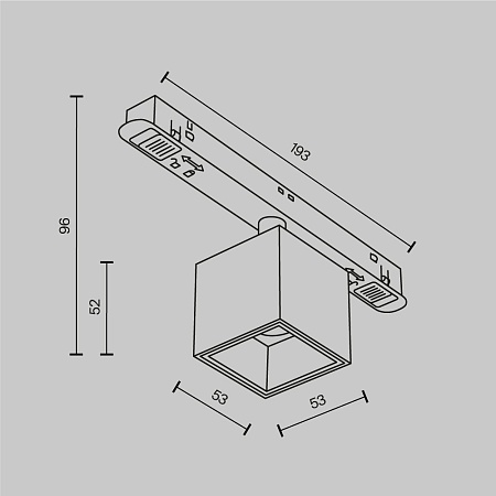 Трековый светильник Technical TR133-2-7W3K-B - фото