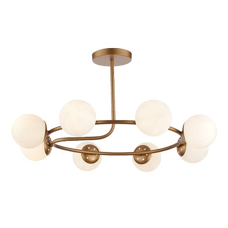 Светильник потолочный Золотистый/Белый E14 8*40W SLE220602-08 - фото