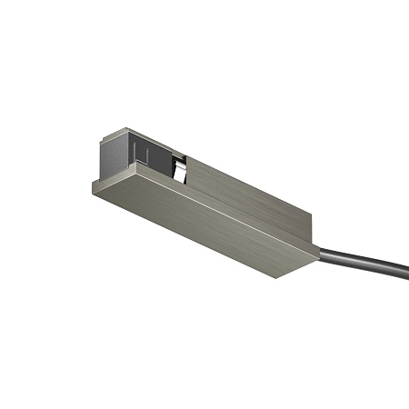 TR5721-DN Подвод питания универсальный (середина/торец) для трека SHINE BASE, 48V DC, IP20, темный никель, алюминий - фото
