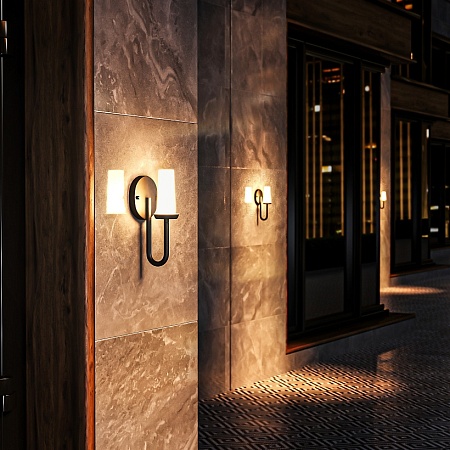 Светильник настенный ST-Luce темно-серый/белый LED 1*3W 3000K SL9539.701.01 - фото