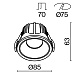Встраиваемый светильник Technical  DL043-01-15W3K-D-RD-WB - фото
