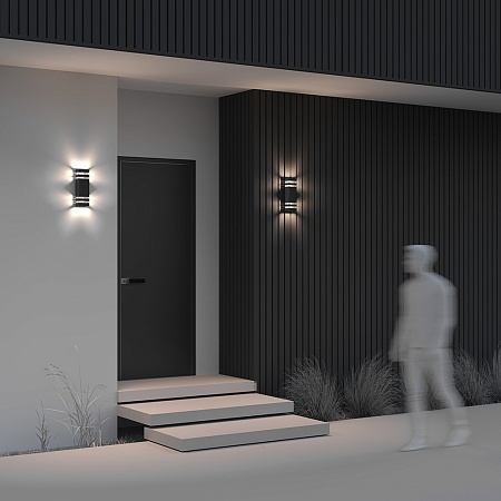 Настенный светильник (бра) Outdoor Unter den Linden O578WL-02B - фото