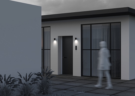 Настенный светильник (бра) Outdoor O493WL-01B - фото