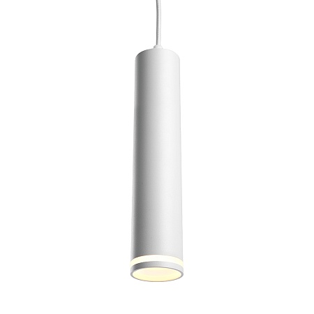 Светильник потолочный Feron ML1708 Barrel LUNA  на подвесе  MR16 35W 230V, белый 55*280 - фото