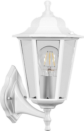 Светильник садово-парковый Feron НБУ 06-60-001 , 6-ти гранник 60W E27 230V, белый - фото