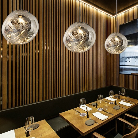 Подвесной Светильник Tom Dixon Melt Pendant Silver D28 Imperiumloft 233053-22 - фото