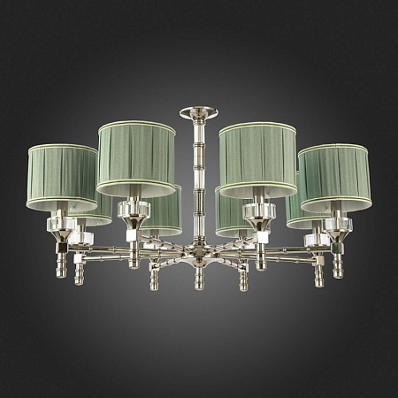 Люстра подвесная ST-Luce Никель/Оливковый E14 8*40W SL1121.103.08 - фото