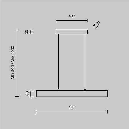 Подвесной светильник Technical Step P010PL-L23G3K - фото