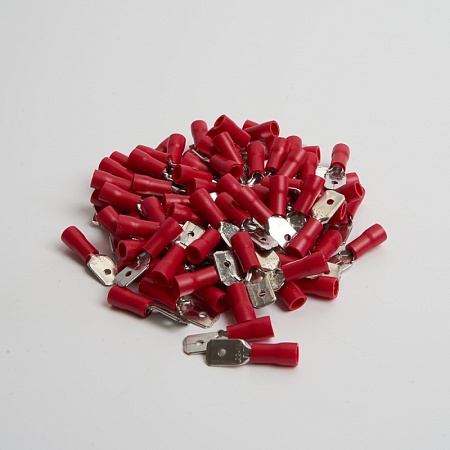 Наконечник плоский Изолированный (папа) РпИп 1,5-250, STEKKER, LD401-15250 (упаковка 100 шт) - фото