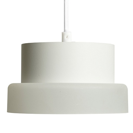 Светильник потолочный Feron Barrel HL4608 OPAL levitation 12W, 230V, GX53, белый, на подвесе 1,7 м - фото