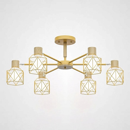 Потолочная Люстра Corf B3 Yellow 6 Lamps Imperiumloft 192773-26 - фото