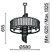 Подвесной светильник Maytoni Frame MOD174PL-06G - фото