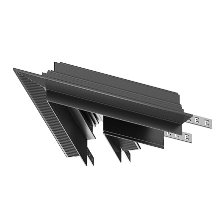 Угол-соединитель 45° Gravity встраиваемый черный - фото