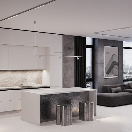 Декоративная накладка для шинопровода никель (20см) 85232/00 система Лайн 85232/00 Elektrostandard - фото