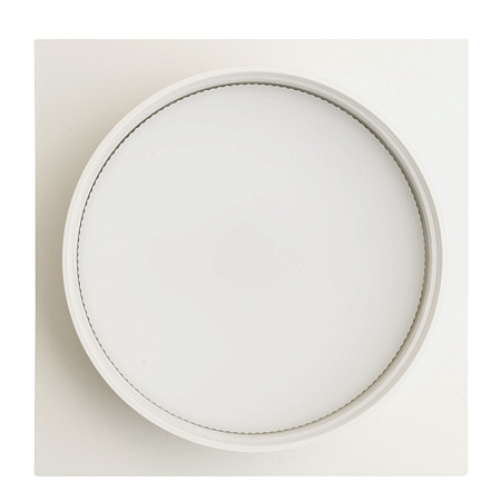 Светильник встраиваемый Feron DL703 LUNA потолочный GX70 белый квадрат - фото