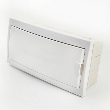 Бокс встраиваемый STEKKER EBX50-2/12-20 12 модулей, белый, пластик, серия Standart - фото