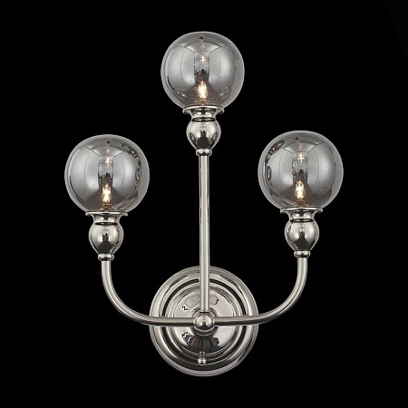Бра ST-Luce Никель/Дымчатый G9 3*5W SL552.101.03 - фото