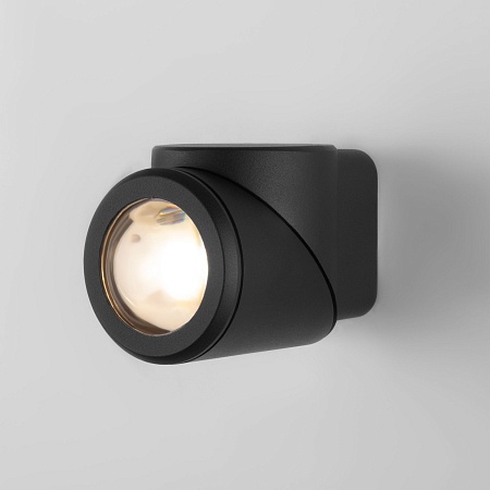 Уличный настенный светодиодный светильник GIRA U LED IP54 35127/U черный Elektrostandard - фото