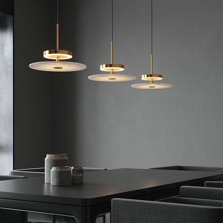 Подвесной светильник Eurosvet 40342 LED латунь - фото