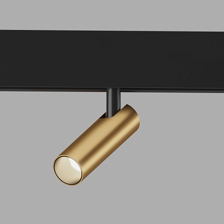 Трековый светильник 7W 4200K Cubo латунь Slim Magnetic 85035/01 Elektrostandard - фото