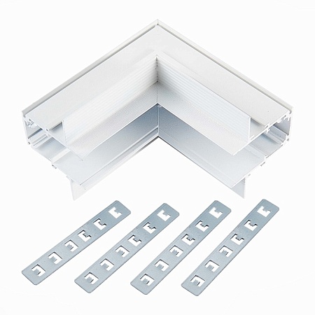 Внутренний угол-соединитель для встраиваемого магнитного шинопровода под ГКЛ 12мм ST-L ST1007.549.12 - фото