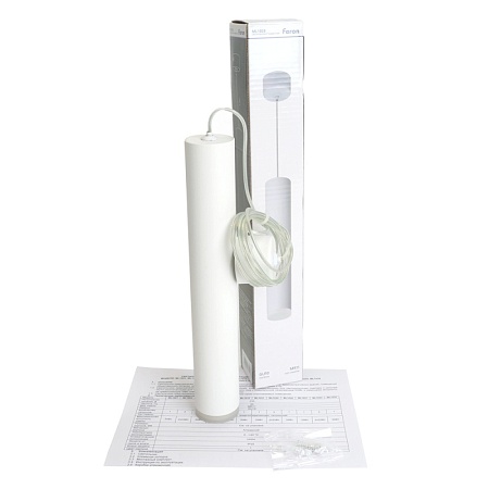 Светильник потолочный Feron ML1028 Barrel levitation на подвесе MR11 35W 230V, белый 40*250 - фото