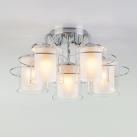 Потолочный светильник Eurosvet 30160/5 хром - фото