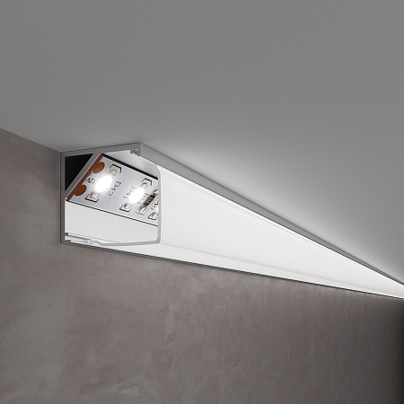 Квадратный угловой алюминиевый профиль для светодиодной ленты LL-2-ALP009 Elektrostandard - фото