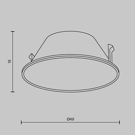 Комплектующие для светильника Technical Ring057-7-B - фото