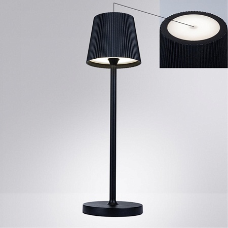 Уличный настольный светильник Arte Lamp FUYUE A1616LT-1BK - фото