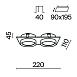 Встраиваемый светильник Technical DL086-02-GX53-SQ-B - фото