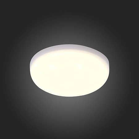 Св-к встр. Белый LED 1*8W 3000K 690Lm Ra80 180° IP44 D90xH20 85-265V ST700.538.08 - фото