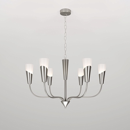 Подвесной светильник Eurosvet 60167/6 никель - фото