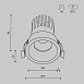 Встраиваемый светильник Technical DL117-15W-4K-B - фото